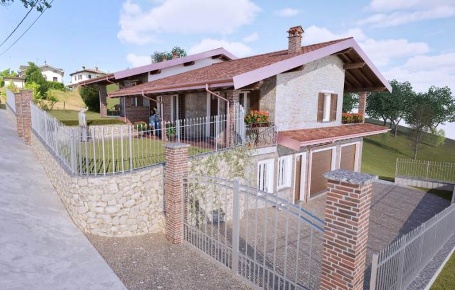 Foto Villa unifamiliare a Canneto Pavese di 340 m² con 9 locali in vendita