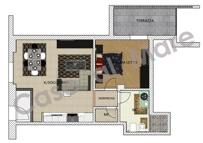Foto Appartamento in Corso Badarò, Laigueglia di 55 m² con 2 locali