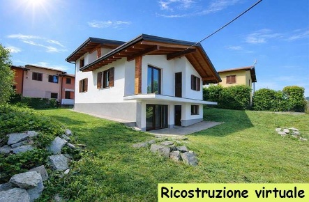Foto Villa bifamiliare in Via dell'Acquedotto 21, Monvalle Centro di 240 m²