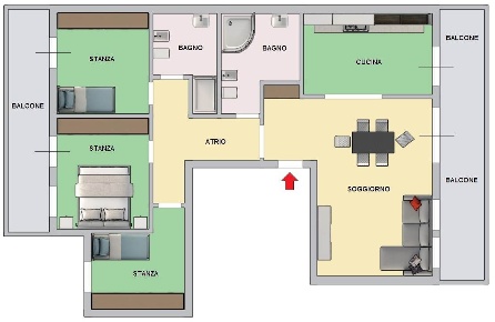 Foto Appartamento a Bolzano Don Bosco - Firmiano di 140 m² con 5 locali