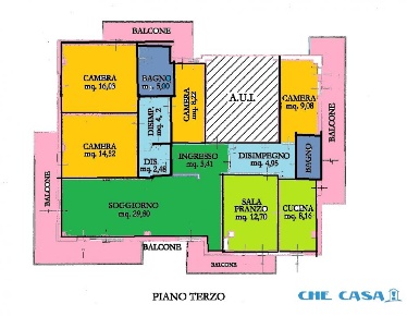 Foto Attico in via catullo, Riccione Centro di 143 m² con 9 locali