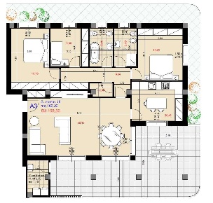 Foto Attico a Modena di 162 m² con 8 locali in vendita