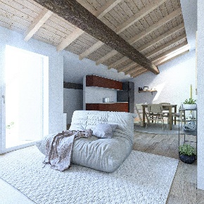 Foto Attico in Via Francesco Del Cossa, Ferrara Centro Storico di 84 m²