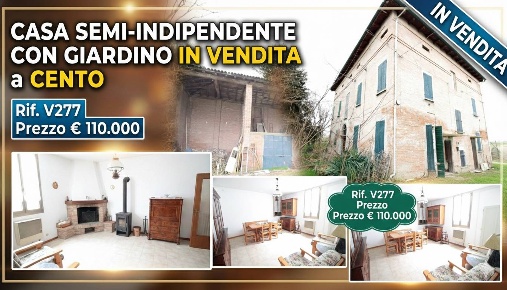 Foto Casa indipendente in Via Riga, Cento di 100 m² con 6 locali in vendita