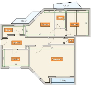 Foto Attico in Via Armando Diaz 10, Saronno di 130 m² con 3 locali