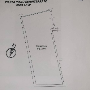 Foto Garage a Vallecrosia Centro di 72 m² con 1 locali in vendita