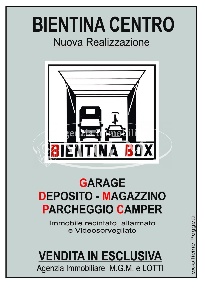 Foto Box a Bientina Centro di 76 m² con 1 locali in vendita