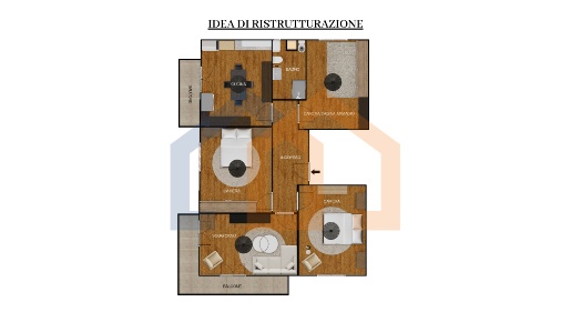 Foto Appartamento in Via Giuseppe Nervi 2, Savona di 117 m² con 6 locali