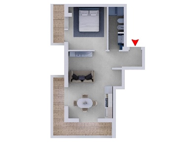 Foto Appartamento in Via Andrea Gabrieli 4, Bari Poggiofranco di 46 m²