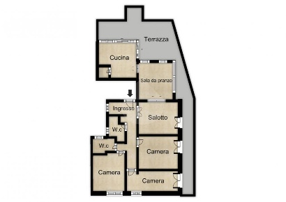 Foto Attico in VIA DELL'ASSUNZIONE, Roma Battistini - Primavalle di 160 m²