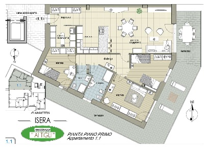Foto Attico a Isera di 157 m² con 4 locali in vendita