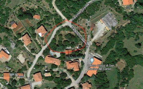 Foto Terreno edificabile in San Martino del Carso, Gorizia di 1280 m²