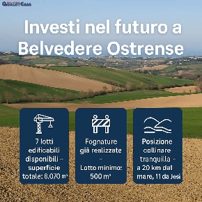Foto Terreno edificabile in Madonna del Sole, Belvedere Ostrense di 8070 m²