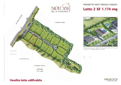 Foto Terreno edificabile in VIA SANT'ORSOLA, Faenza di 1174 m² in vendita