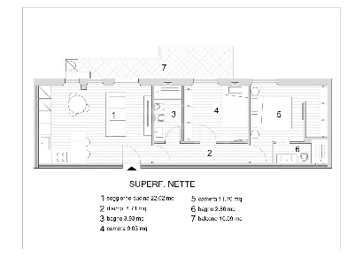 Foto Appartamento a Cagliari Villanova di 68 m² con 3 locali in vendita
