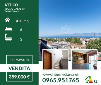 Foto Attico a Reggio di Calabria di 418 m² con 11 locali in vendita