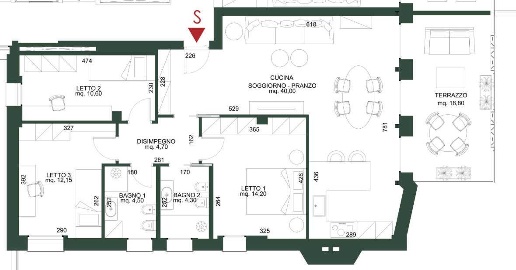 Foto Appartamento in via benedetto croce 7, Cesena Centro Urbano di 110 m²