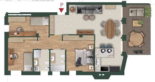 Foto Appartamento in via benedetto croce 7, Cesena Centro Urbano di 110 m²