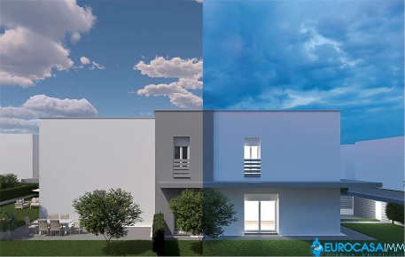 Foto Villa a schiera in Via Pertini, Fabbrico Centro di 158 m² con 5 locali