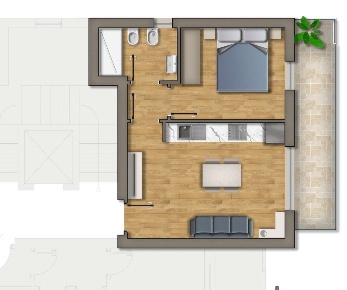 Foto Appartamento a Alghero Maria Pia, Fertilia di 45 m² con 2 locali