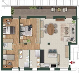 Foto Appartamento in via benedetto croce 7, Cesena Centro Urbano di 130 m²