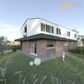 Foto Villa bifamiliare in Via Casarini 55, Noale di 125 m² con 6 locali