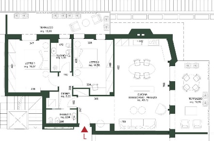 Foto Appartamento in via benedetto croce 7, Cesena Centro Urbano di 104 m²