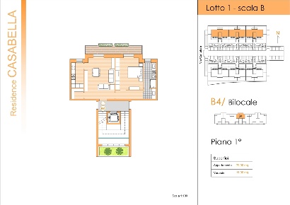 Foto Appartamento in CANTATORE, San Severo di 79 m² con 2 locali in vendita