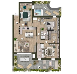 Foto Appartamento in VIA FARINI, Vicenza San Bortolo di 112 m² con 5 locali