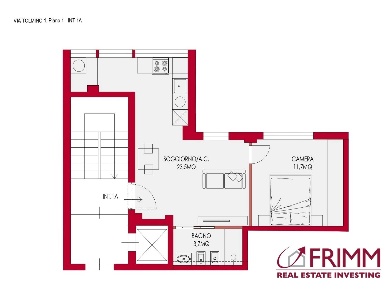 Foto Appartamento in Via Tolmino, Roma Trieste - Coppedè di 47 m²