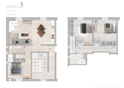 Foto Attico a Poggibonsi Centro di 124 m² con 6 locali in vendita