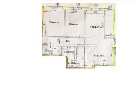 Foto Appartamento a Pisa Santa Maria di 100 m² con 4 locali in vendita
