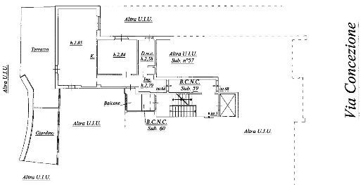 Foto Appartamento in Via Concezione 110, Laigueglia di 74 m² con 2 locali