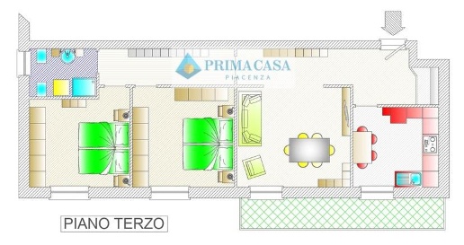 Foto Appartamento a Piacenza Piazzale Milano - Stazione di 92 m² in vendita
