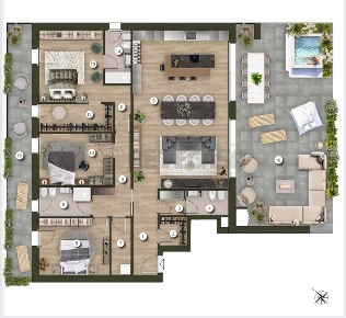 Foto Appartamento in VIA FARINI, Vicenza San Bortolo di 229 m² con 5 locali