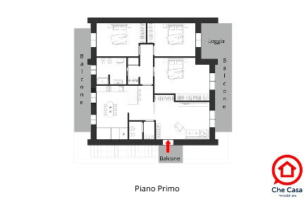 Foto Appartamento in Via della Felicità, Ravenna Centro Storico di 120 m²
