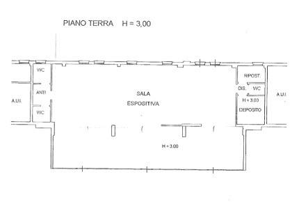 Foto Negozio a Ravenna Alberti - Galilei di 205 m² con 1 locali in vendita