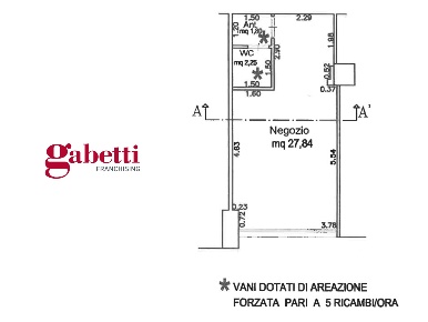 Foto Negozio a Rimini Centro Storico di 28 m² con 1 locali in vendita