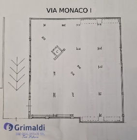 Foto Magazzino in Via Monaco I 9D, Bagheria Centro di 600 m² con 1 locali