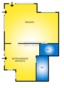 Foto Locale commerciale in Via Giacomo Leopardi, Vicenza di 68 m²