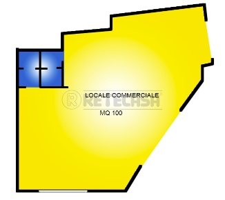 Foto Locale commerciale a Pescara Porta Nuova di 100 m² con 1 locali