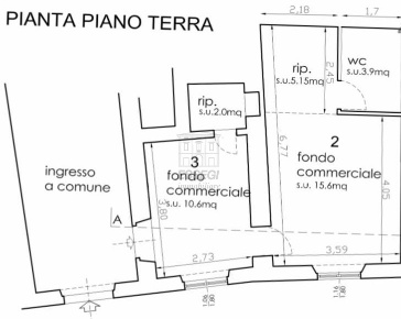 Foto Locale commerciale in Via dei Diversi, Lucca di 40 m² con 3 locali