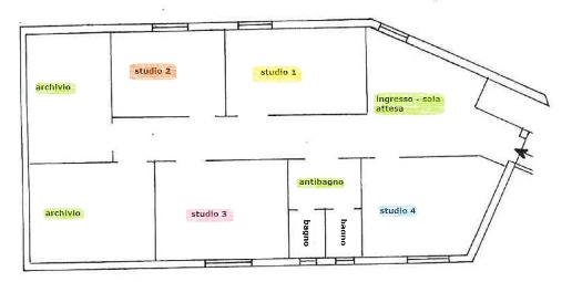 Foto Ufficio a Arcola Centro di 152 m² con 6 locali in affitto