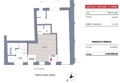 Foto Locale commerciale in Via Venezia 15, Chiampo Centro di 30 m²