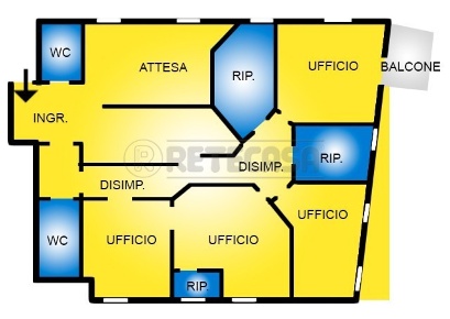 Foto Ufficio a Valdagno Centro di 138 m² con 8 locali in vendita