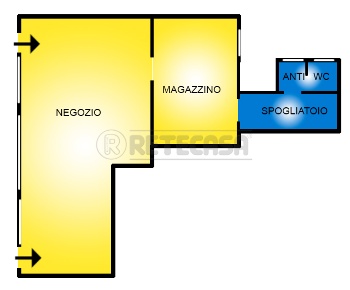 Foto Locale commerciale a Borgoricco Sant'Eufemia di 111 m² con 1 locali