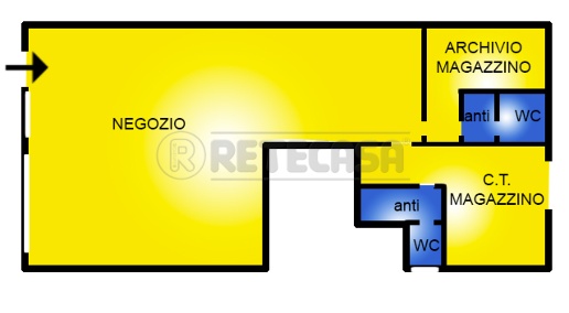Foto Locale commerciale a Massanzago Massanzago Ca' Baglioni di 137 m²