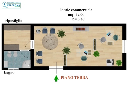 Foto Locale commerciale a Quartu Sant'Elena Quartu di 50 m² con 1 locali