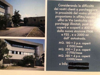 Foto Negozio a Como di 380 m² con 5 locali in vendita