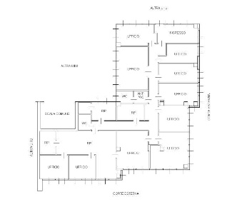 Foto Ufficio in Strada della foglia, Pesaro Borgo Santa Maria di 247 m²